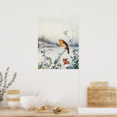 Een Robin en Wren van Harry Bright Poster (Keuken)