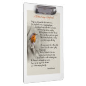 Een Robins lied bij dageraad - Gedicht van N. Wate Klembord (Rechts)