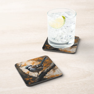 Een Robin's Serenade in het bladerdak, Bier Onderzetter