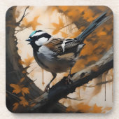 Een Robin's Serenade in het bladerdak, Bier Onderzetter (Voorkant)