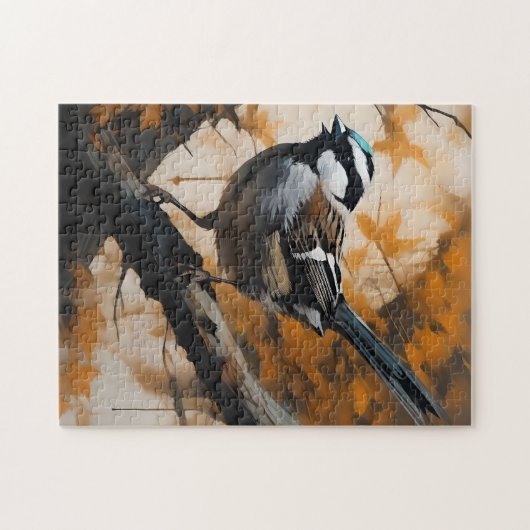 Een Robin's Serenade in het bladerdak, Legpuzzel (Horizontaal)