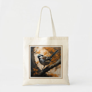 Een Robin's Serenade in het bladerdak, Tote Bag