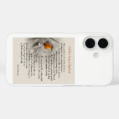 Een Robin's Song bij Daybreak - Gedicht van N. Wat Case-Mate iPhone Case (Achterkant (horizontaal))