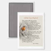 Een Robin's Song bij Daybreak - Gedicht van N. Wat Magneet (Voorkant / Achterkant)