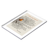 Een Robin's Song bij Daybreak - Gedicht van N. Wat Notitieboek (Linkerzijde)