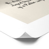 Een Robin's Song bij Daybreak - Gedicht van N. Wat Poster (Hoek)