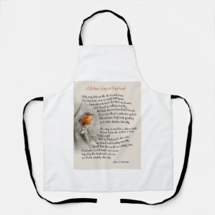 Een Robin's Song bij Daybreak - Gedicht van N. Wat Schort