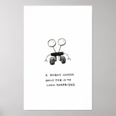 Een robot wiens enige taak het is verrast te zien poster (Voorkant)