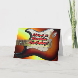 Een Rockin Birthday Kaart