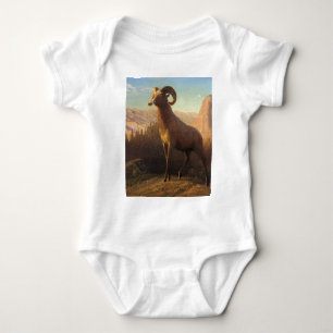 een Rocky Mountain-schaap, Bierstadt Albert Romper