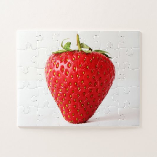 Één Rode Aardbei 11x14 30pc jpcnm Legpuzzel (Horizontaal)