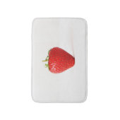 Eén rode aardbei bmcna badmat (Voorkant Verticaal)