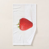 Één Rode Aardbei btcnm Bad Handdoek (Handdoek)