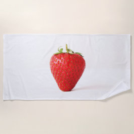Één Rode Aardbei btcnm Strandlaken