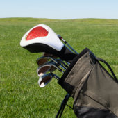 Eén rode aardbei dcm golfheadcover (Insitu)