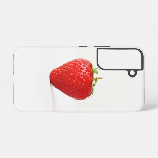 Één Rode Aardbei sgcnm Samsung Galaxy Hoesje (Achterkant horizontaal)