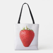 Een rode aardbei stcnm tote bag (Achterkant)