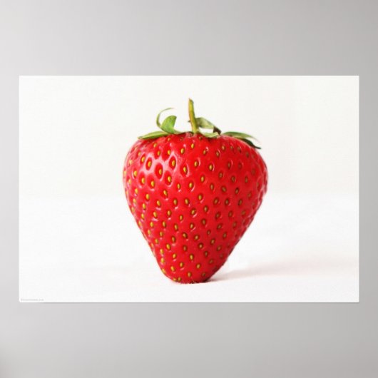 Eén rode aardbeienswapcan poster (Voorkant)
