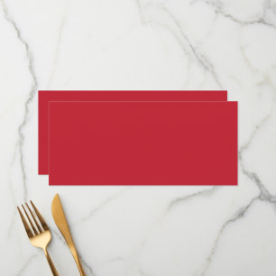 Een rode achtergrond met een menu