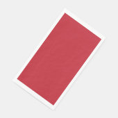 Een rode achtergrond met een servet (Hoek)