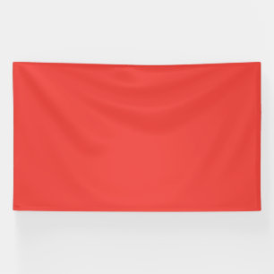 Een rode achtergrond met een witte rand spandoek
