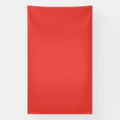 Een rode achtergrond met een witte rand spandoek (Verticaal)