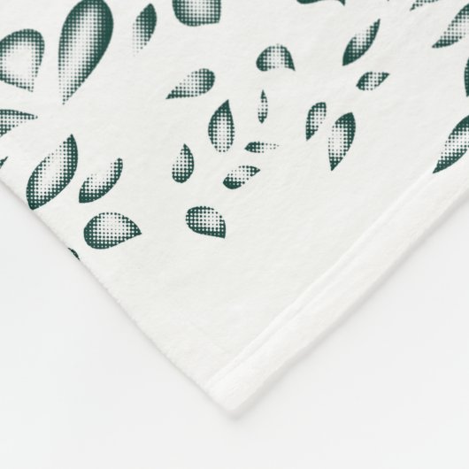 Een rode bloem op een zwarte achtergrond fleece deken (Hoek)