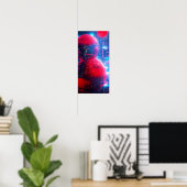 Een rode bol 57 - A.I. Poster (Thuiskantoor)