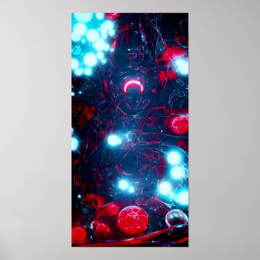 Een rode bol 58 - A.I. Poster (Voorkant)