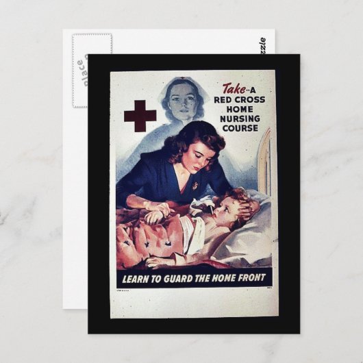 Een rode bruto-startcursus voor thuisverzorging briefkaart (Voorkant / Achterkant)