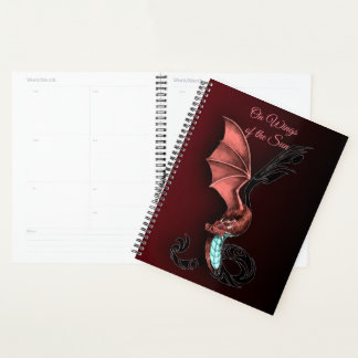 Een rode draak planner