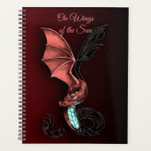 Een rode draak planner (Voorkant)