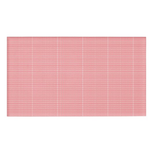 Een rode en witte achtergrond met een patroon naambadge (Voorkant)