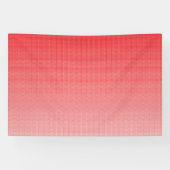 Een rode en witte achtergrond met kleine vierkantj spandoek (Horizontaal)