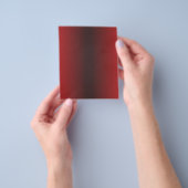 Een rode en witte achtergrond met kleine witte sti flyer (Hand)