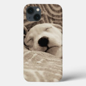 Een rode hond Case-Mate iPhone case (Achterkant)