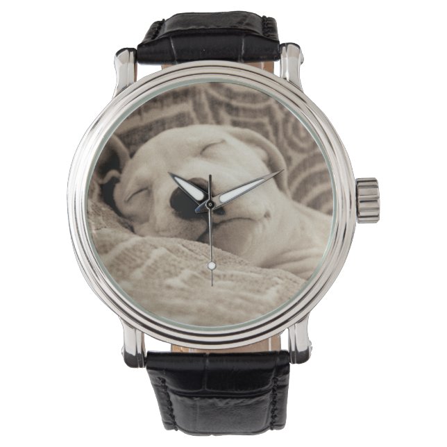 Een rode hond horloge (Voorkant)