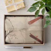 Een rode kardinaal serie ontwerp 1 tissuepapier (Geschenk)