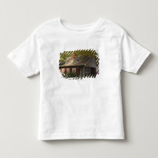 Een rode logstartpagina kinder shirts (Voorkant)