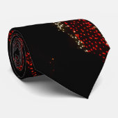 Een Rode Paar Halsdoek Stropdas (Opgerold)