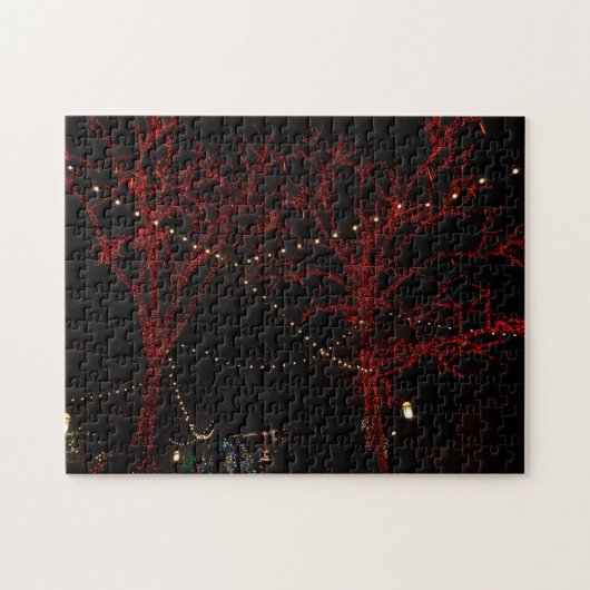 Een rode paar legpuzzel (Horizontaal)