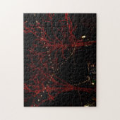 Een rode paar legpuzzel (Verticaal)