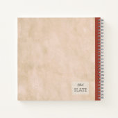 Een rode perzik en een half gepersonaliseerde comp notitieboek (Achterkant)