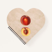 Een rode perzik en een half