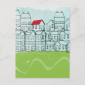 Eén rode rog briefkaart (Voorkant)