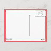 Een rode roos briefkaart (Achterkant)