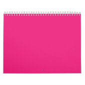 Een rode roos met levendige bloemblaadjes omgeven  kalender (Hoes)