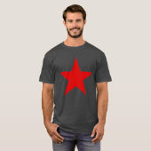 Een rode ster van anarchie t-shirt (Voorkant volledig)