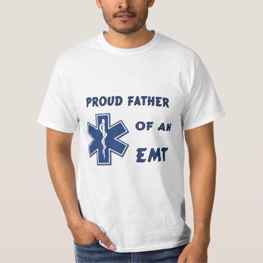 Een rode vader van een EMT T-shirt (Voorkant)