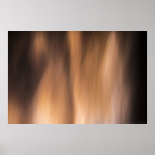 Een rode vlam zoals een display bij de Noordelijke Poster (Voorkant)